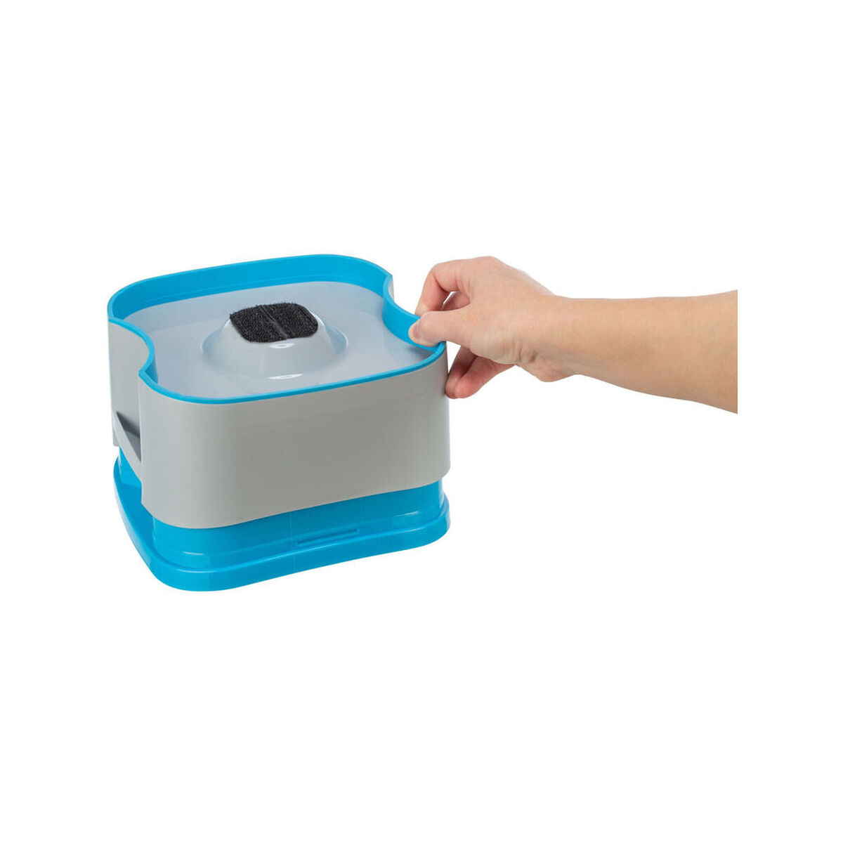 Bebedero Refrescante para Mascotas Trixie Azul Gris oscuro Plástico 21 × 11 × 21 CM