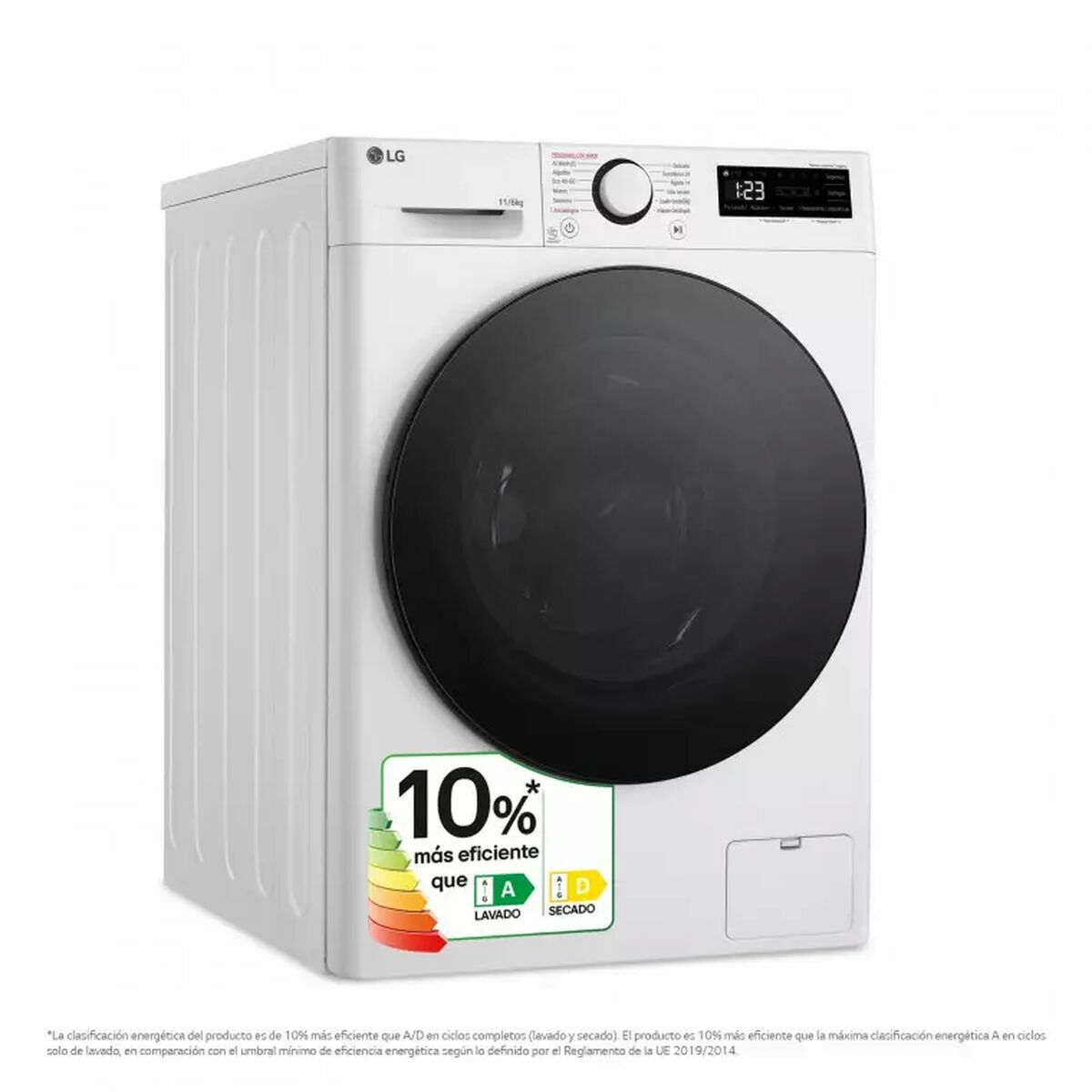 Lavadora-Secadora Inteligente LG F4DR6011AGW 11 kg/6 kg 1400 rpm