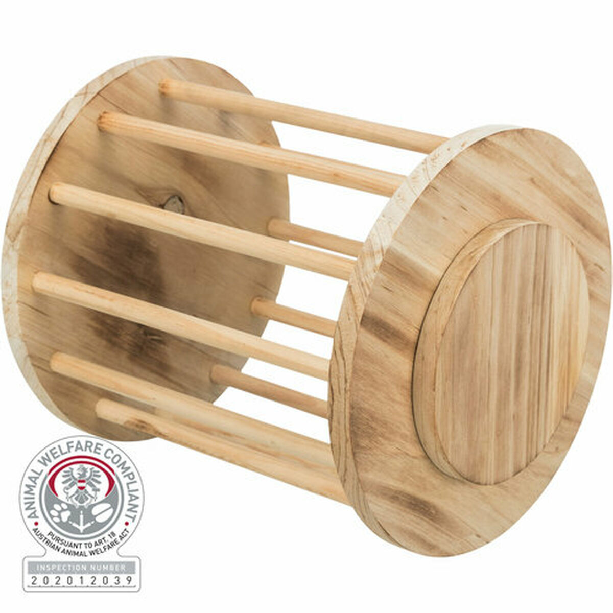 Juguete para Roedores Trixie Madera Ø 20 × 23 CM Marrón