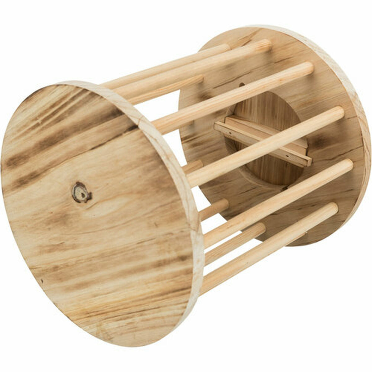 Juguete para Roedores Trixie Madera Ø 20 × 23 CM Marrón