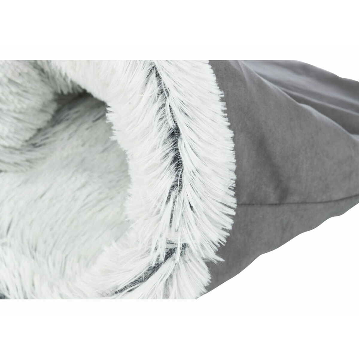Cama para mascota Trixie Harvey Blanco Negro Gris Poliéster Felpa Ø 30 × 50 CM