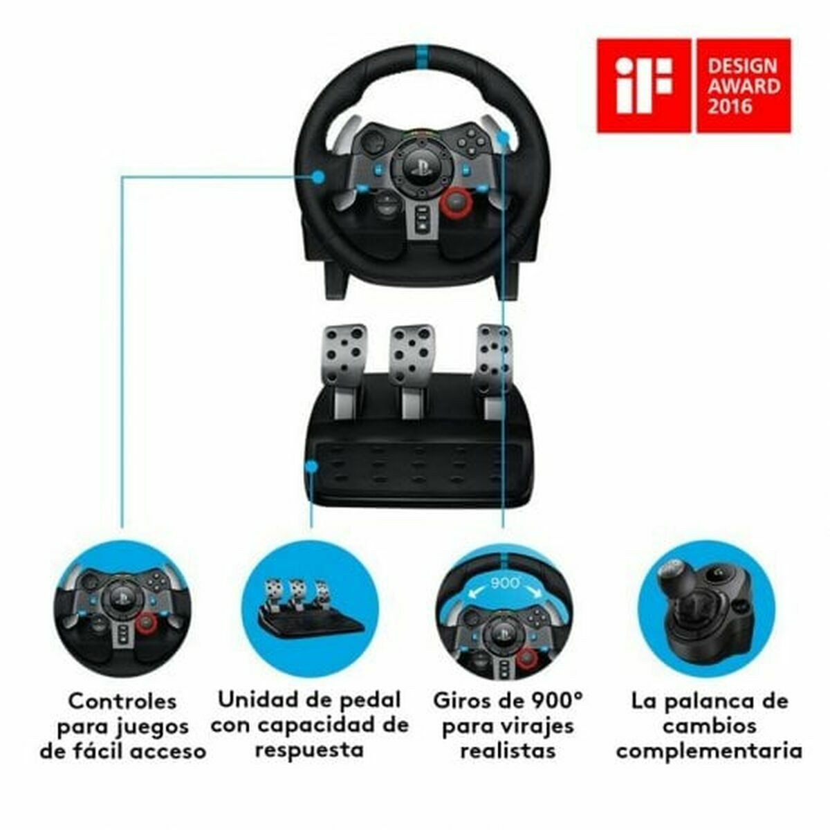 Volante de Carreras Logitech 941-000112