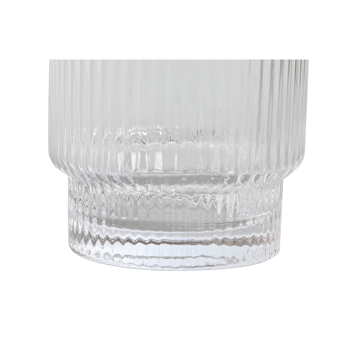 Set de Vasos Home ESPRIT Transparente Dorado Cristal 320 ml (6 Unidades)