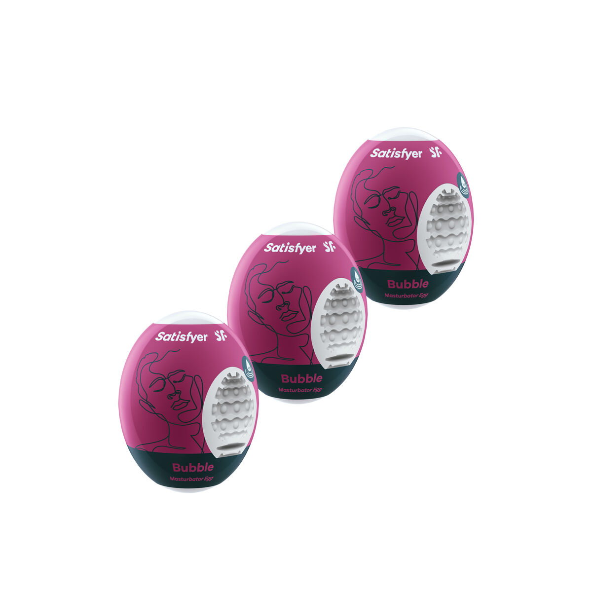 Huevo Masturbador Satisfyer 3 Unidades