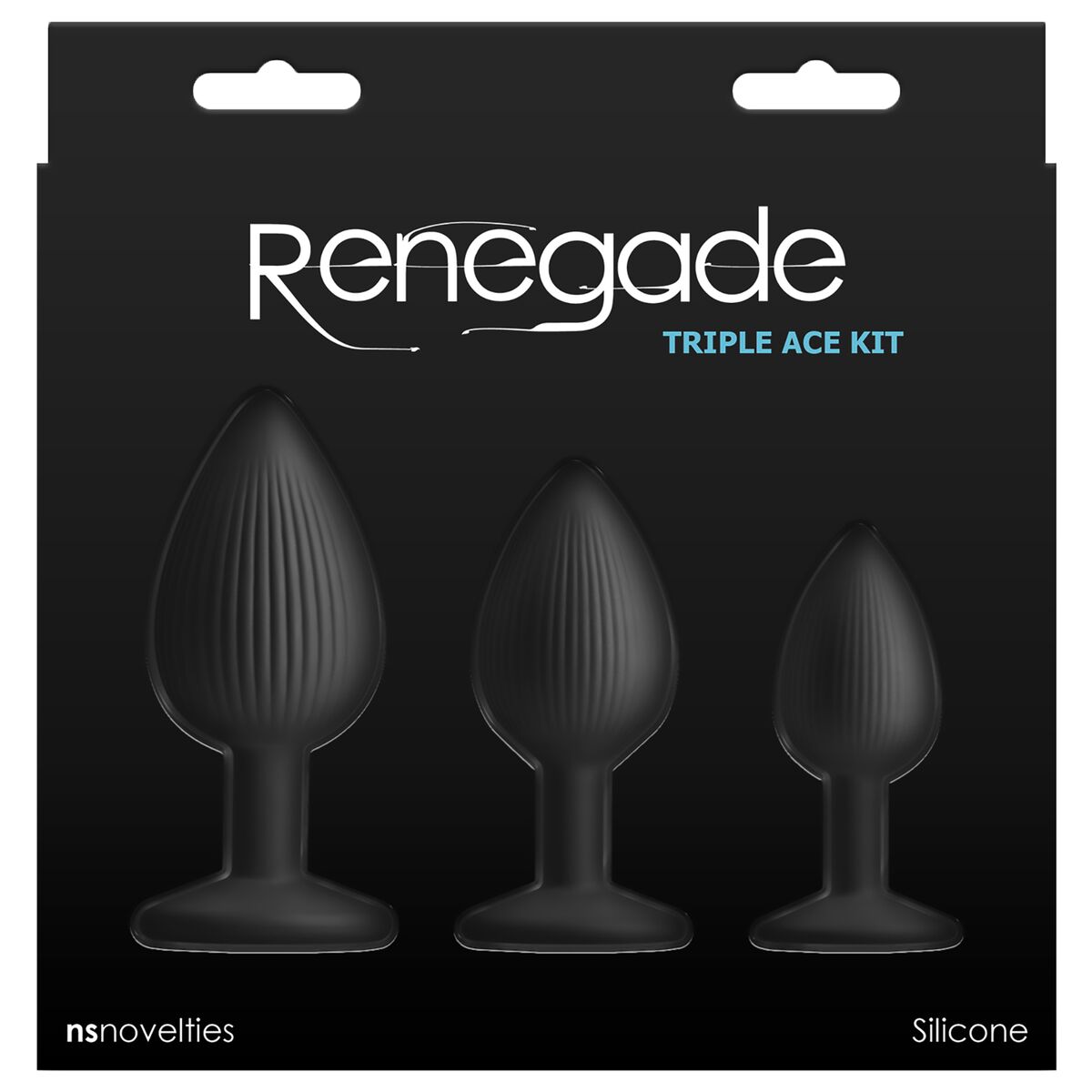 Plug Anal NS Novelties Renegade Negro (8,9 cm)