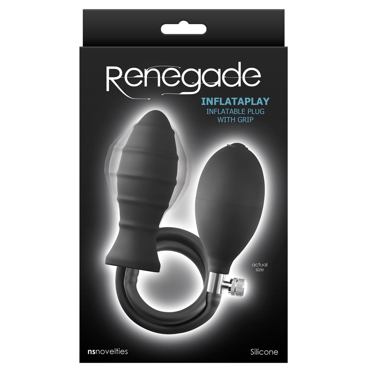 Plug Anal NS Novelties Renegade Negro (10,5 cm)