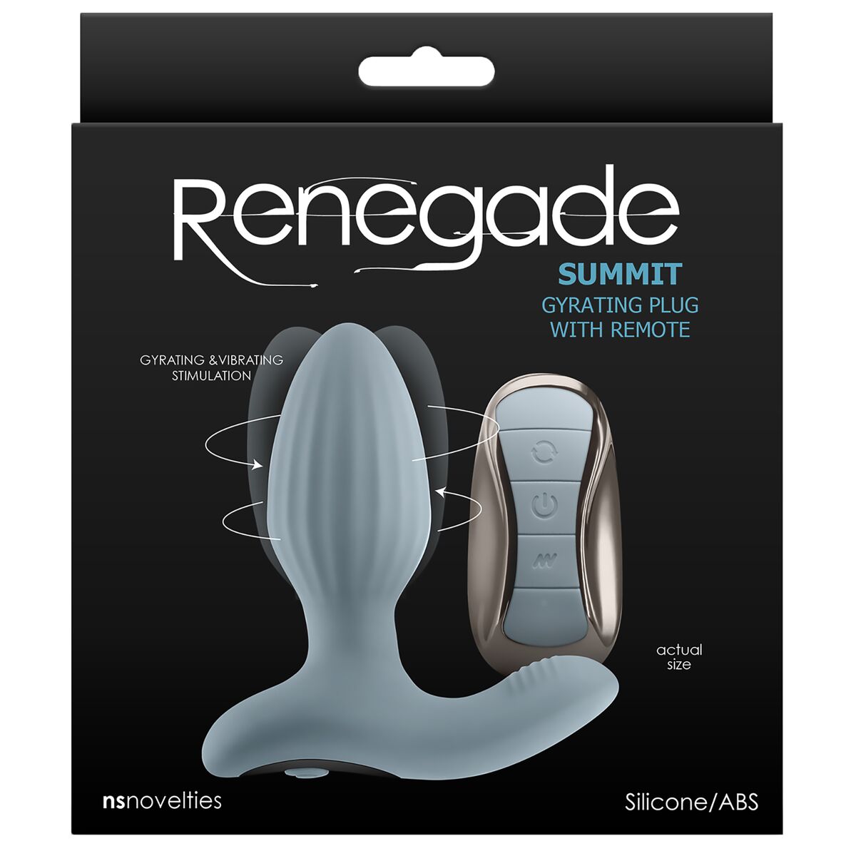 Plug Anal NS Novelties Renegade Azul (3,7 cm)