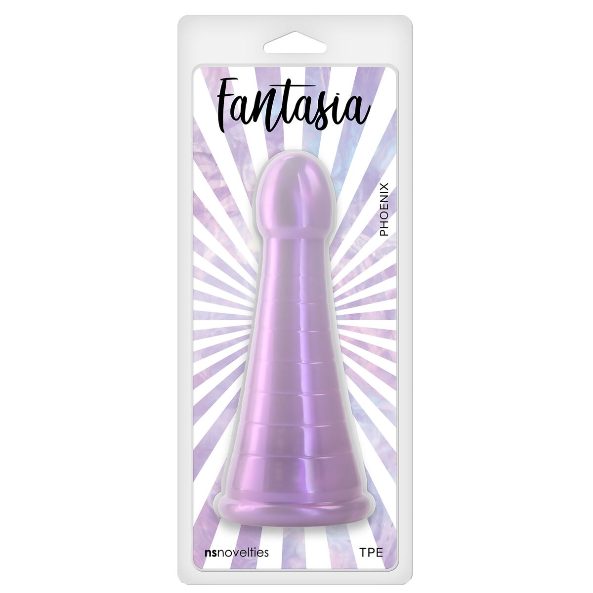 Consolador NS Novelties Fantasia Ø 5 cm Ø 7,4 cm Púrpura