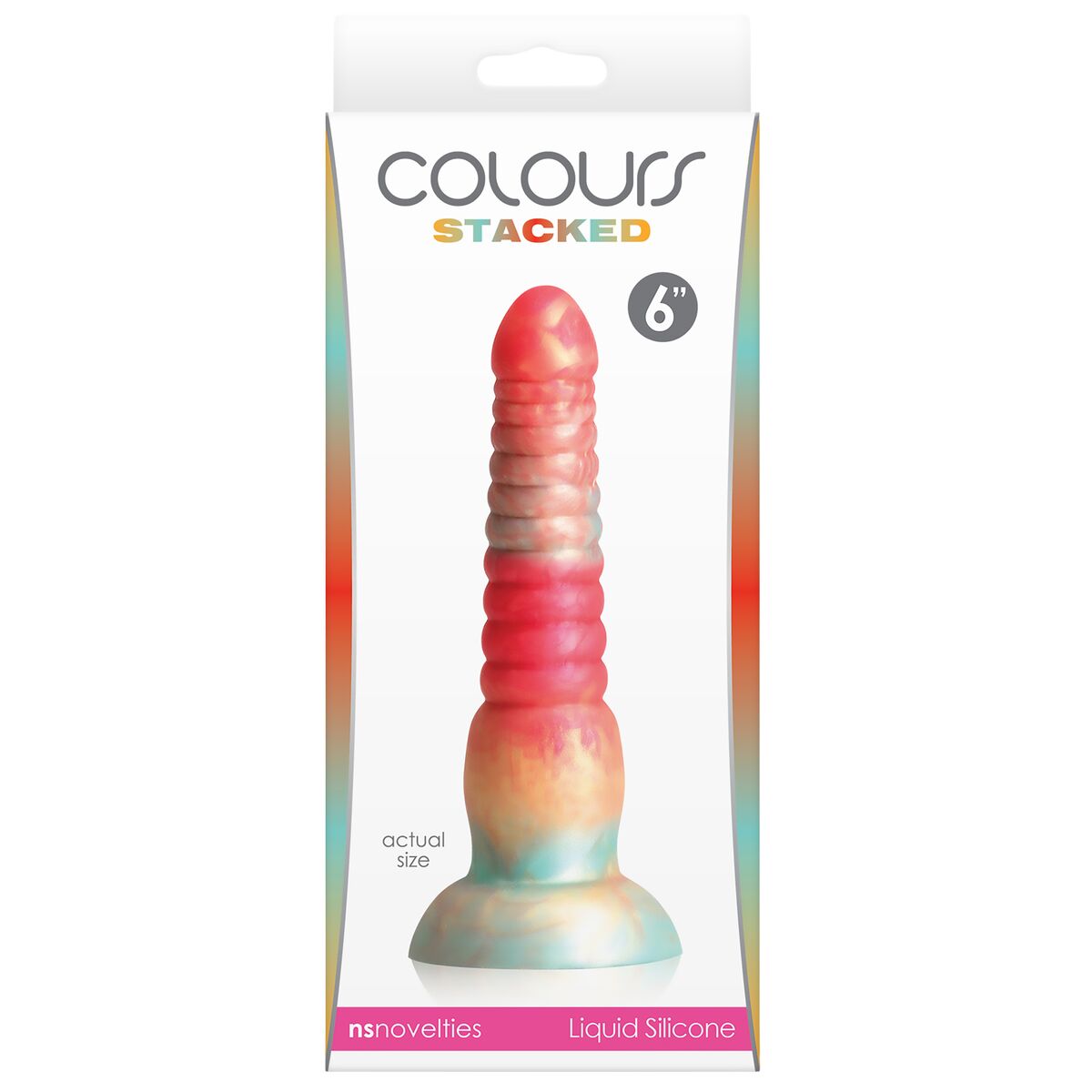 Consolador NS Novelties Colours Multicolor Ø 3,9 cm