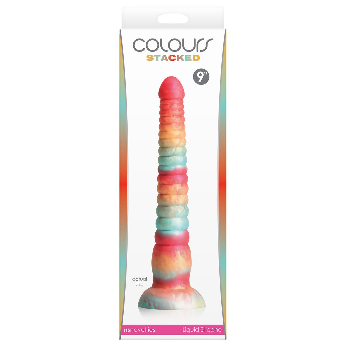 Consolador NS Novelties Colours Multicolor Ø 4,1 cm