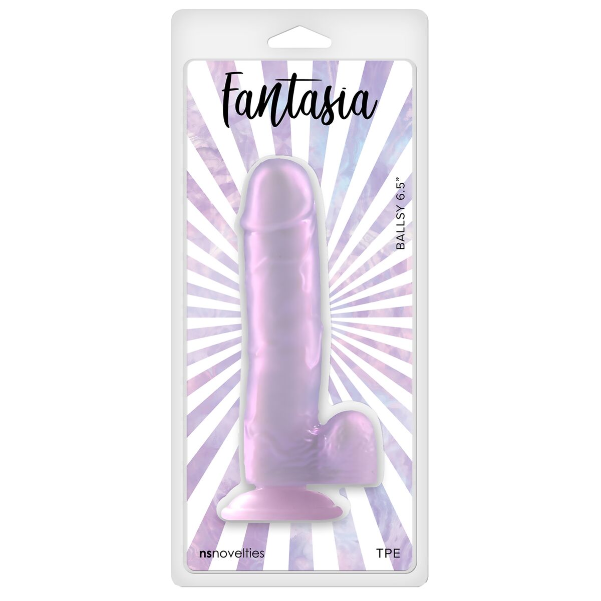 Dildo NS Novelties Fantasia Morado Ø 4 cm