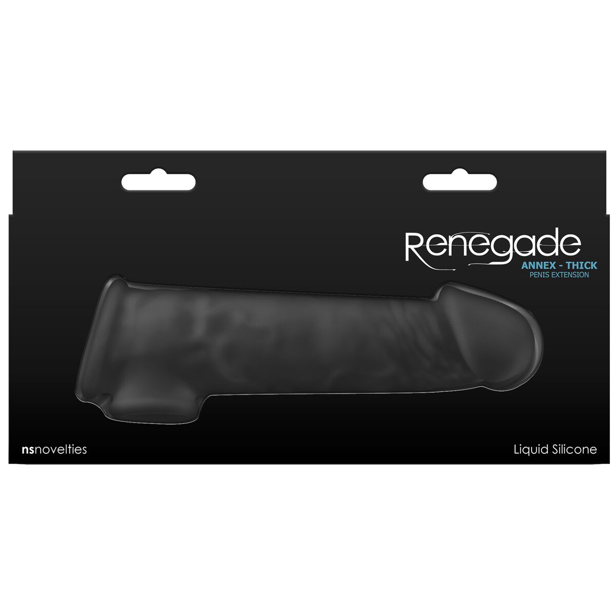 Funda para pene NS Novelties Renegade Negro 18,6 x 4,3 x 5,5 cm