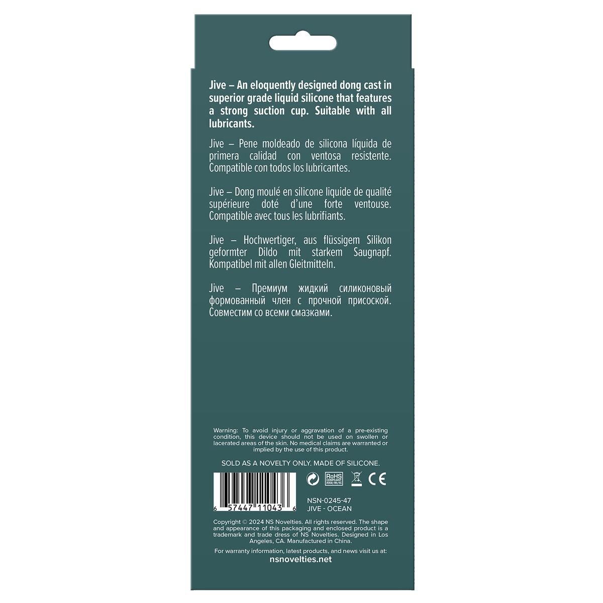 Plug Anal NS Novelties Lust-n-Dreams Azul (12 cm)