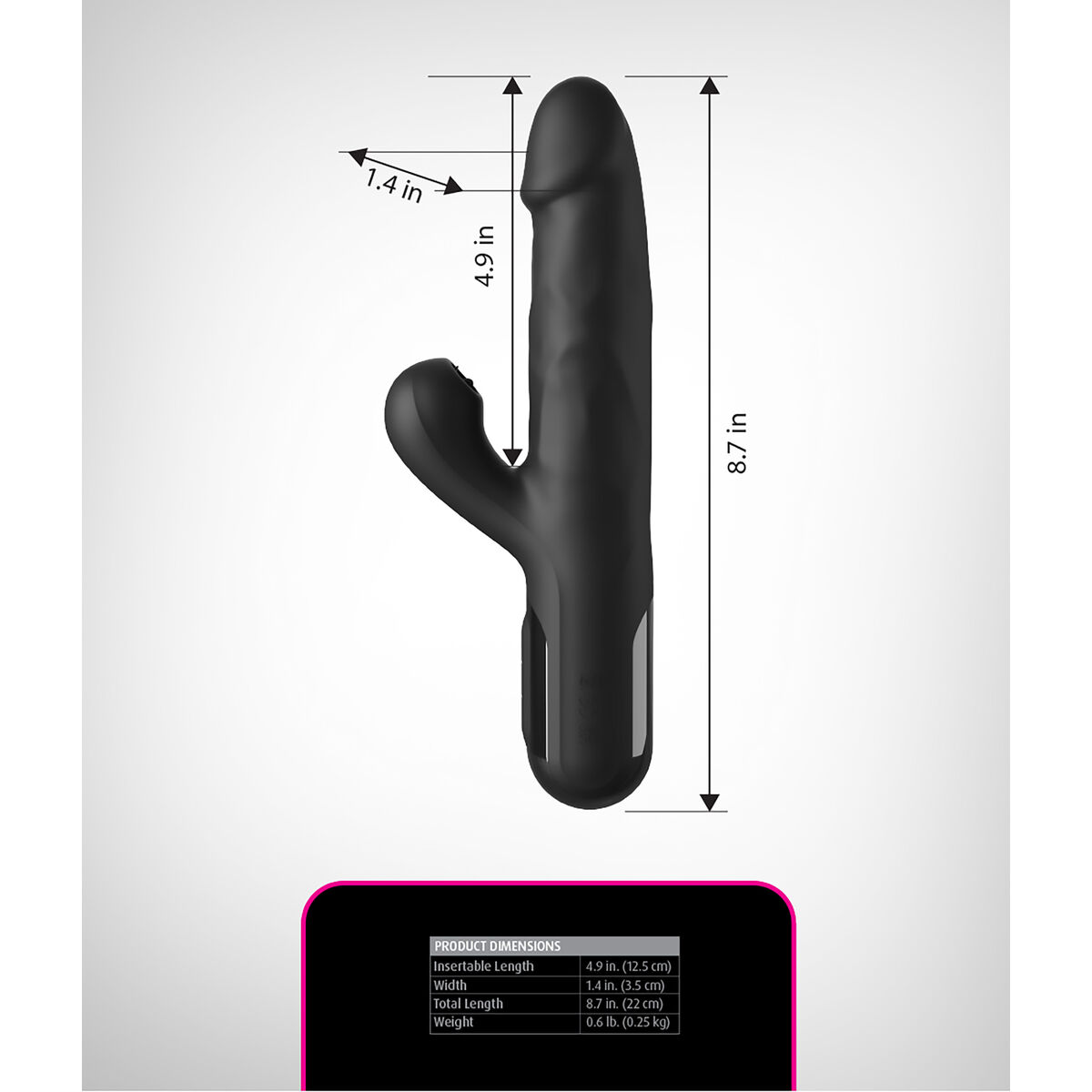 Vibrador anal Pipedream Fetish Fantasy Series Negro