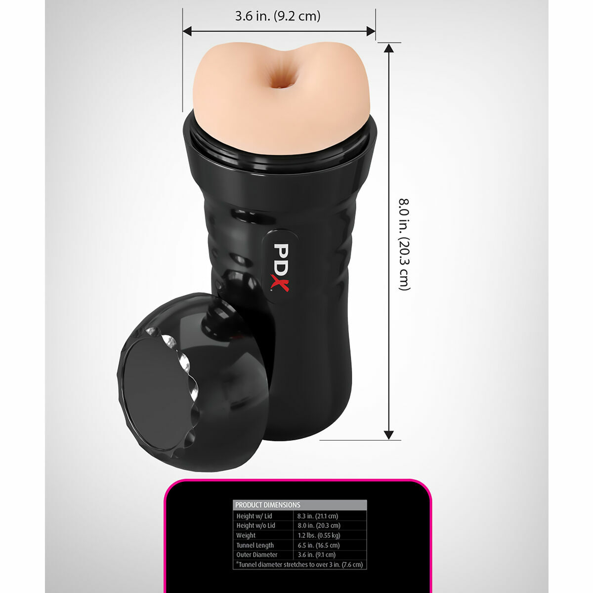 Masturbador Masculino Pipedream PDX Extreme Carne