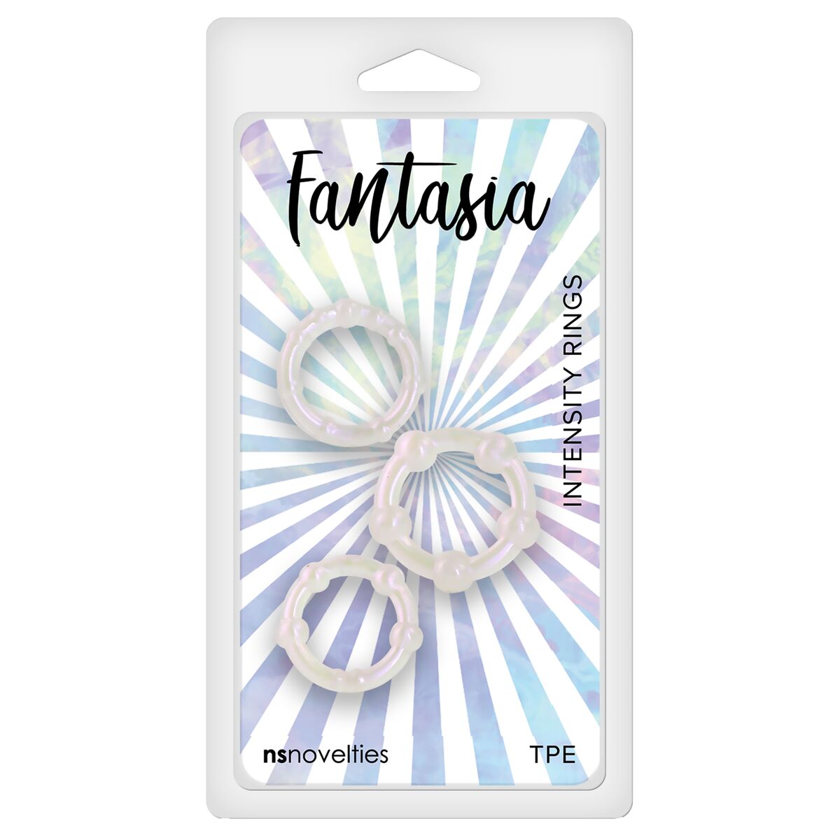 Anillo para el Pene NS Novelties Fantasia Blanco (S) (M) (L)