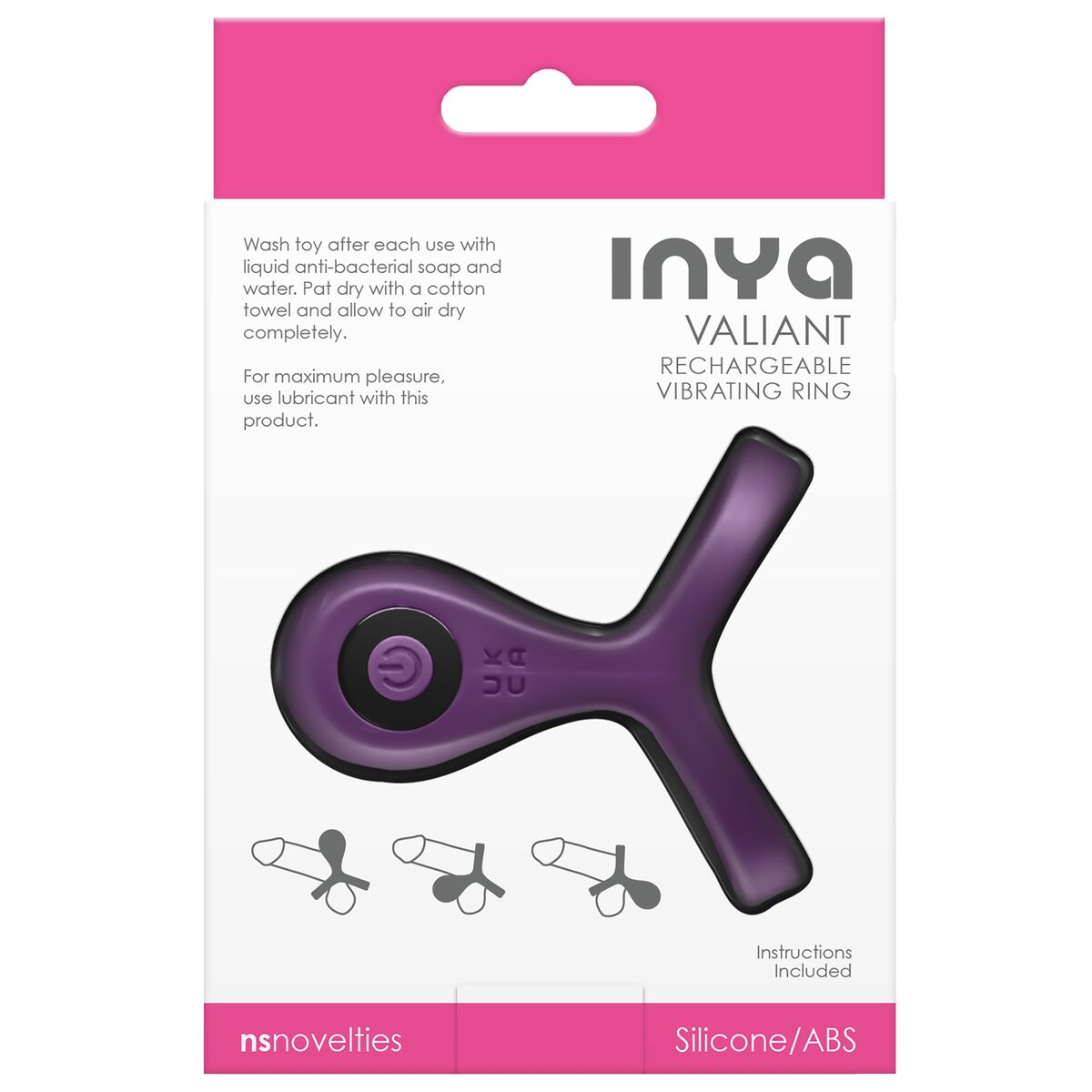 Anillo para el Pene NS Novelties Inya Morado