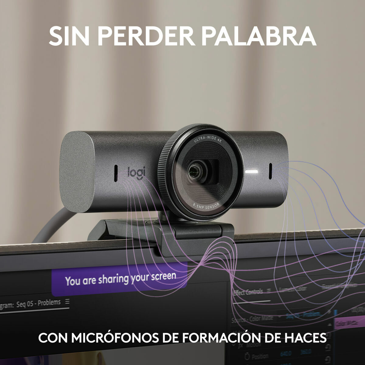 Webcam Logitech 960-001559 4K Ultra HD