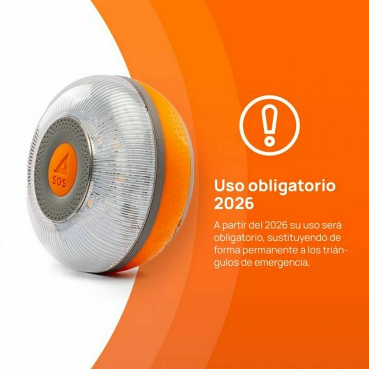 Dispositivo de Señalización de Emergencia Flash Led SOS V16 DGT GPS