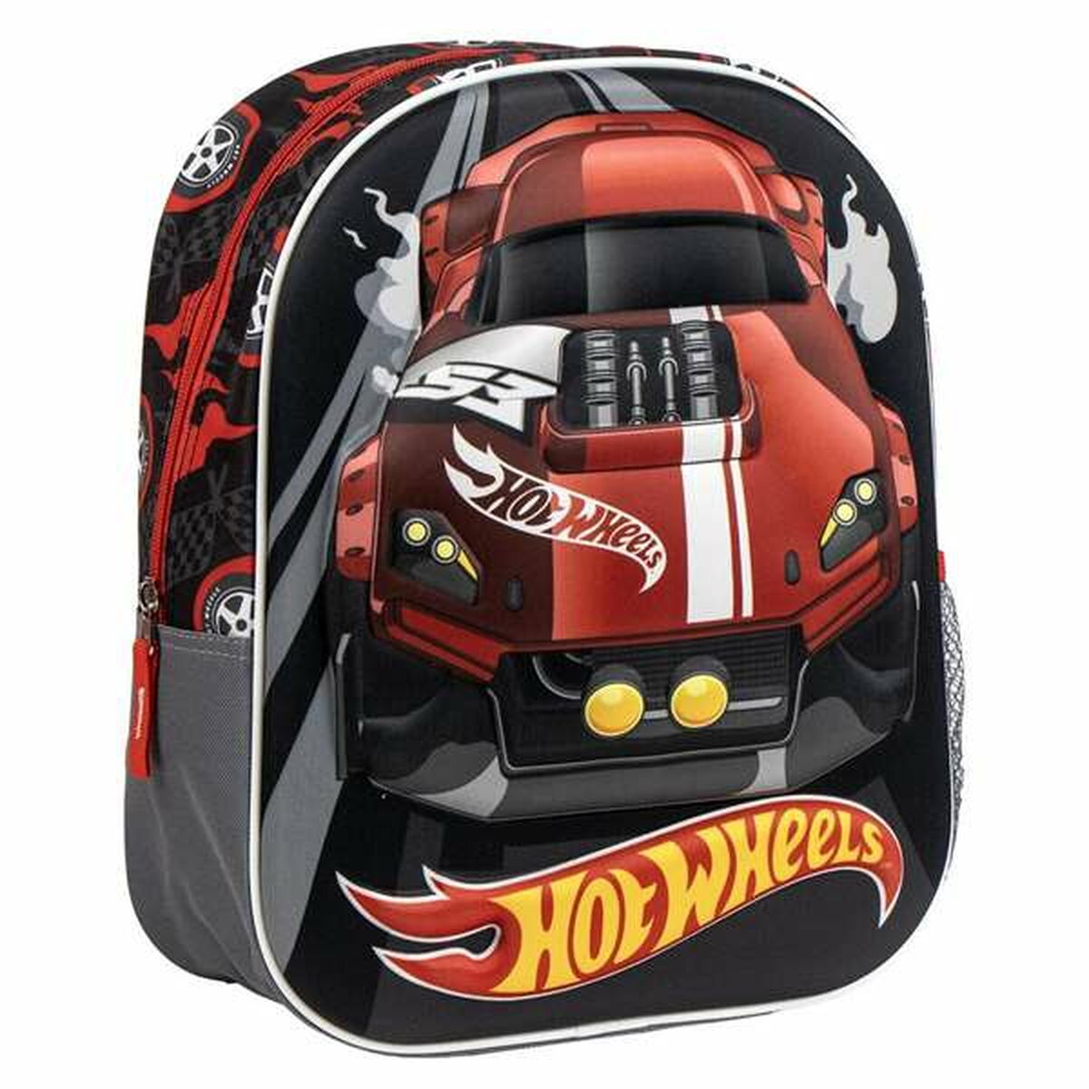 Mochila Escolar Hot Wheels Gris 25,0 x 31,0 x 10,0 cm