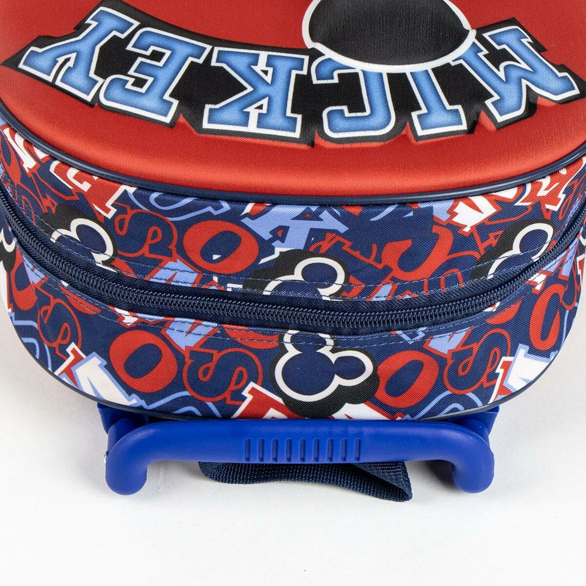 Mochila Escolar con Ruedas Mickey Mouse Rojo 25,0 x 31,0 x 10,0 cm 3D