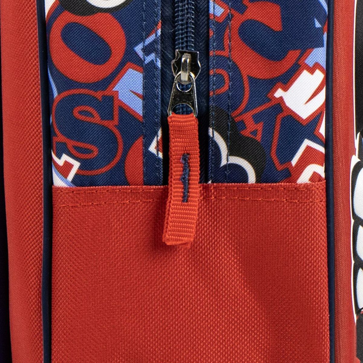 Mochila Escolar con Ruedas Mickey Mouse Rojo 25,0 x 31,0 x 10,0 cm 3D