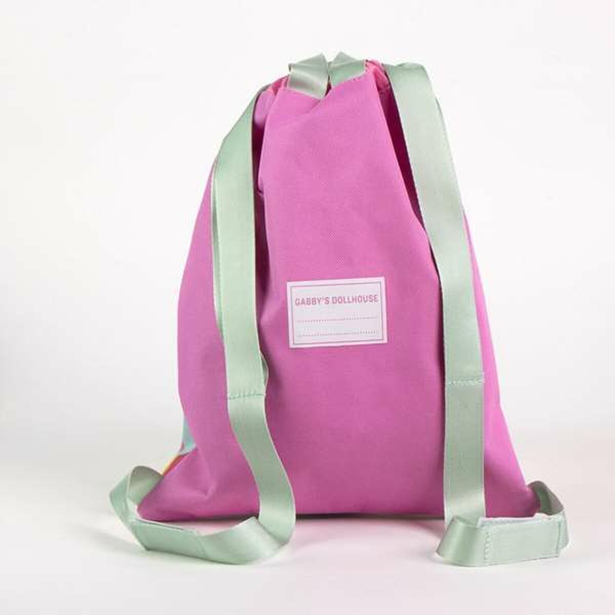Bolsa Mochila con Cuerdas Gabby's Dollhouse Rosa 27,0 x 33,0 x 1,0 cm