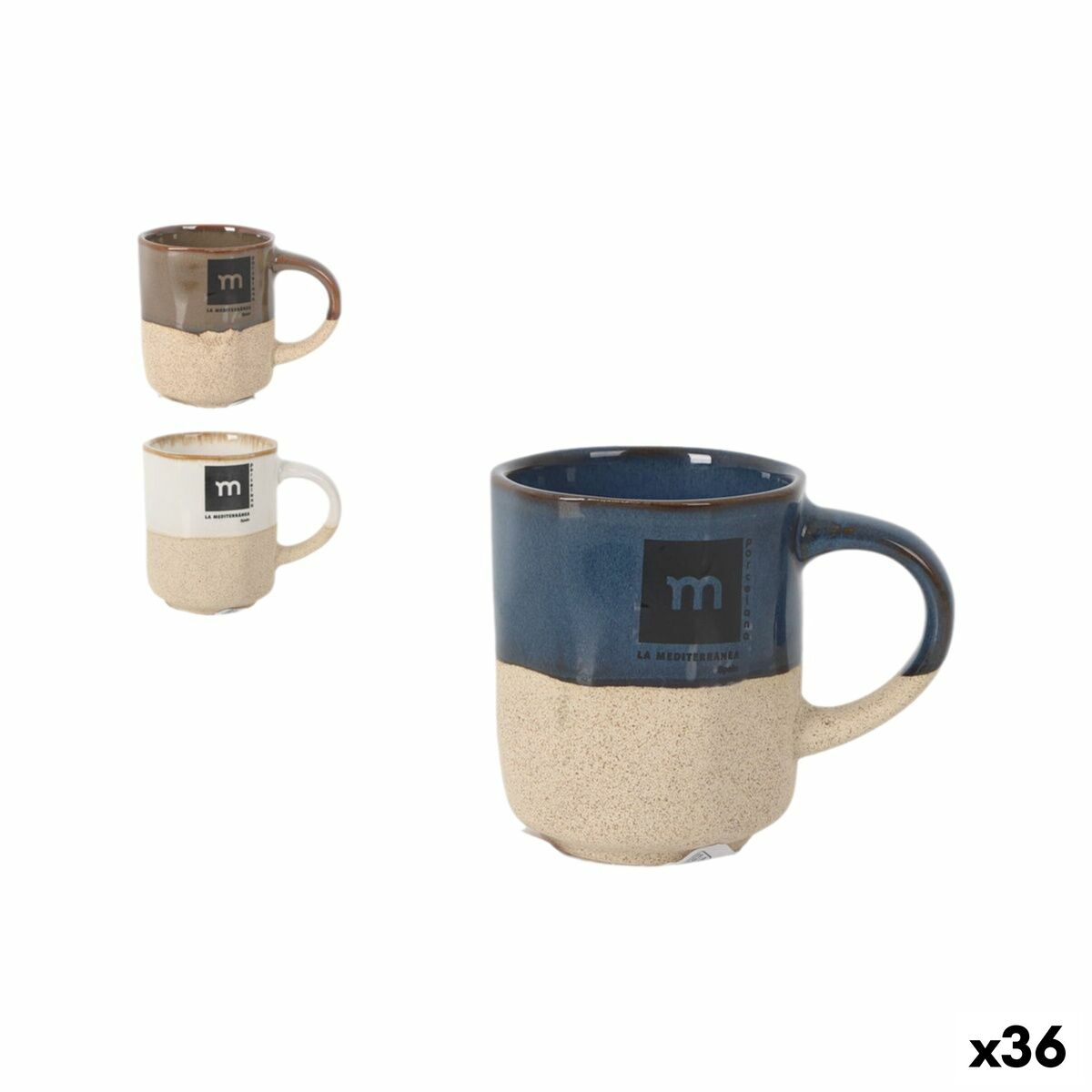 Taza de café y té La Mediterránea Skyline 100 ml (36 Unidades)
