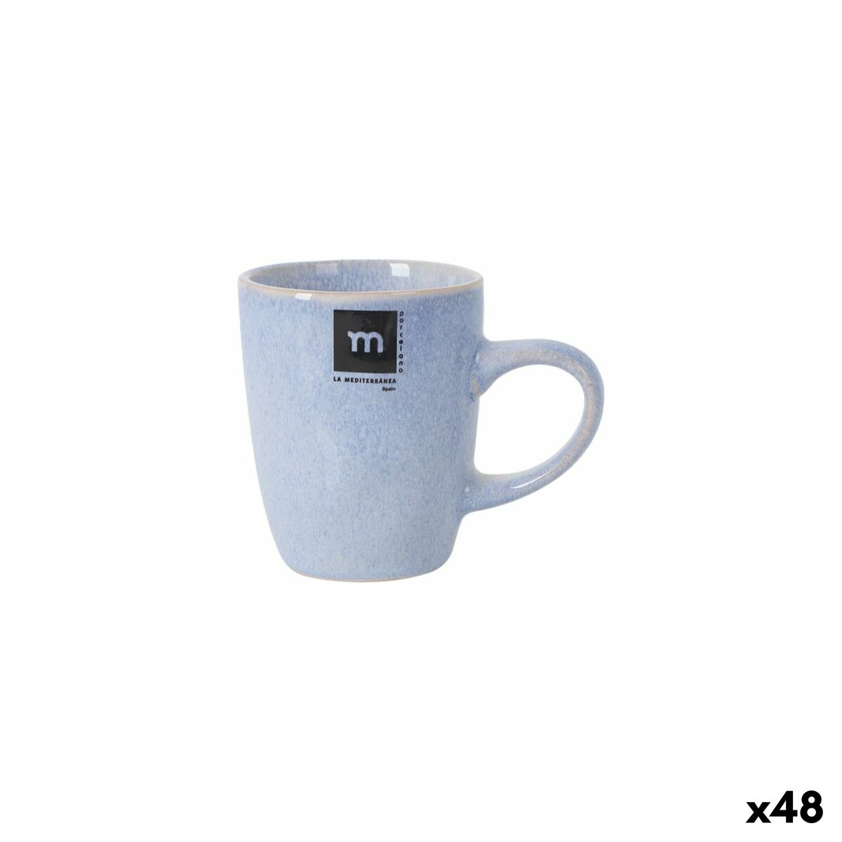 Taza Mug La Mediterránea Macarella blue 230 ml 0,23 l (48 Unidades)
