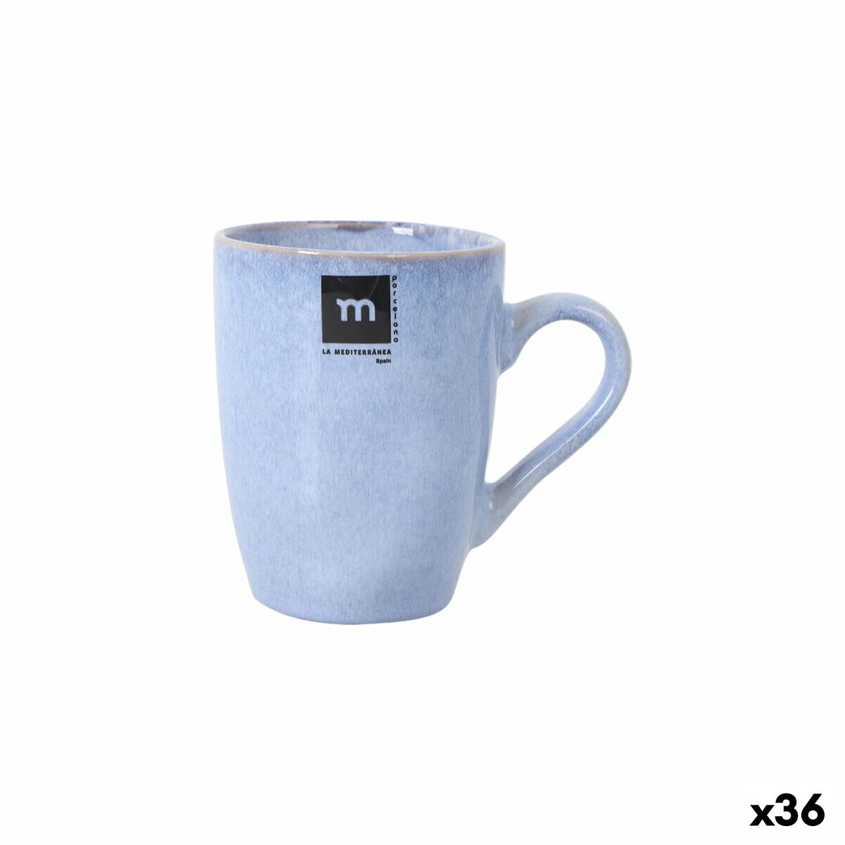 Taza Mug La Mediterránea Macarella blue 320 ml 0,32 L (36 Unidades)
