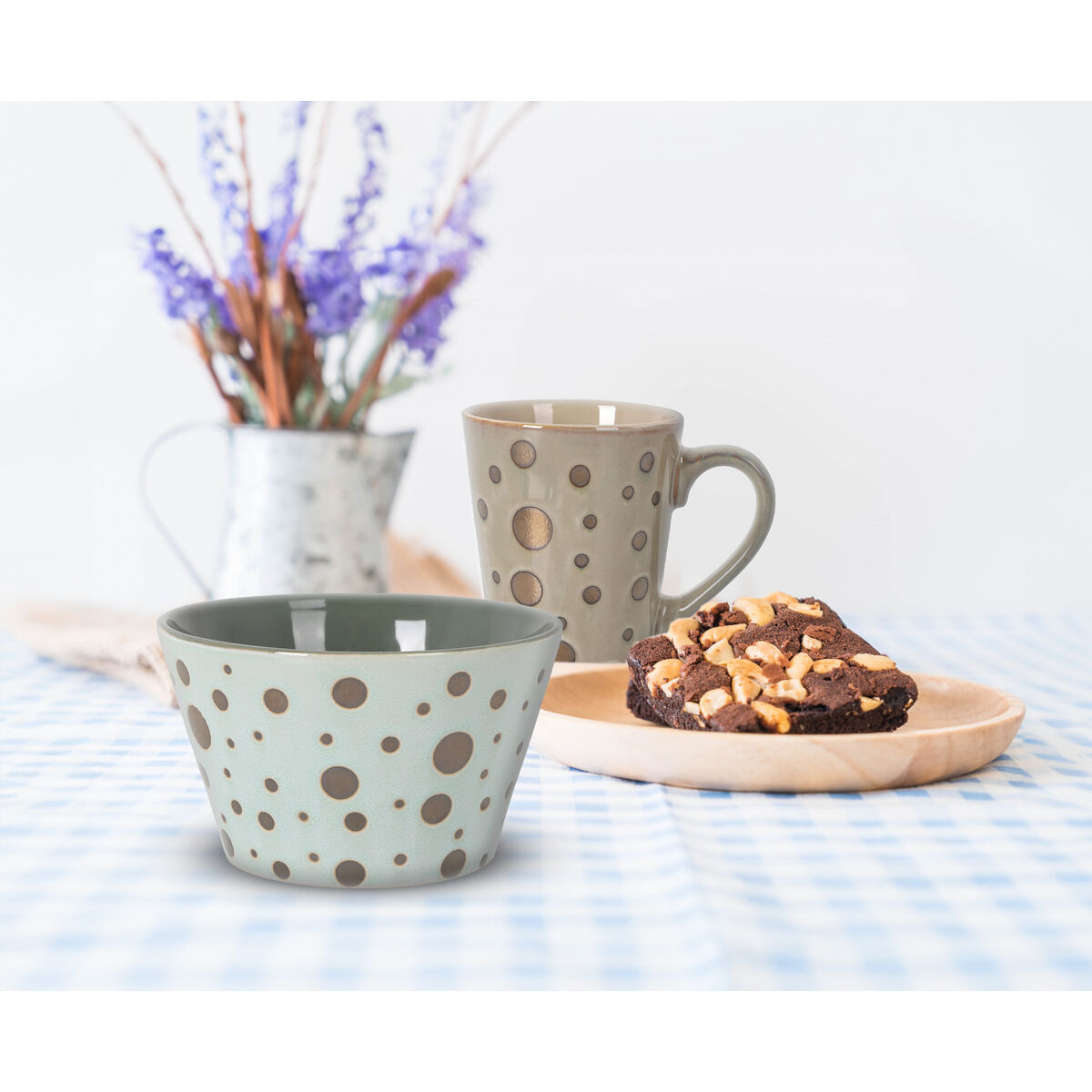 Taza Mug La Mediterránea Lunas 400 ml (18 Unidades)