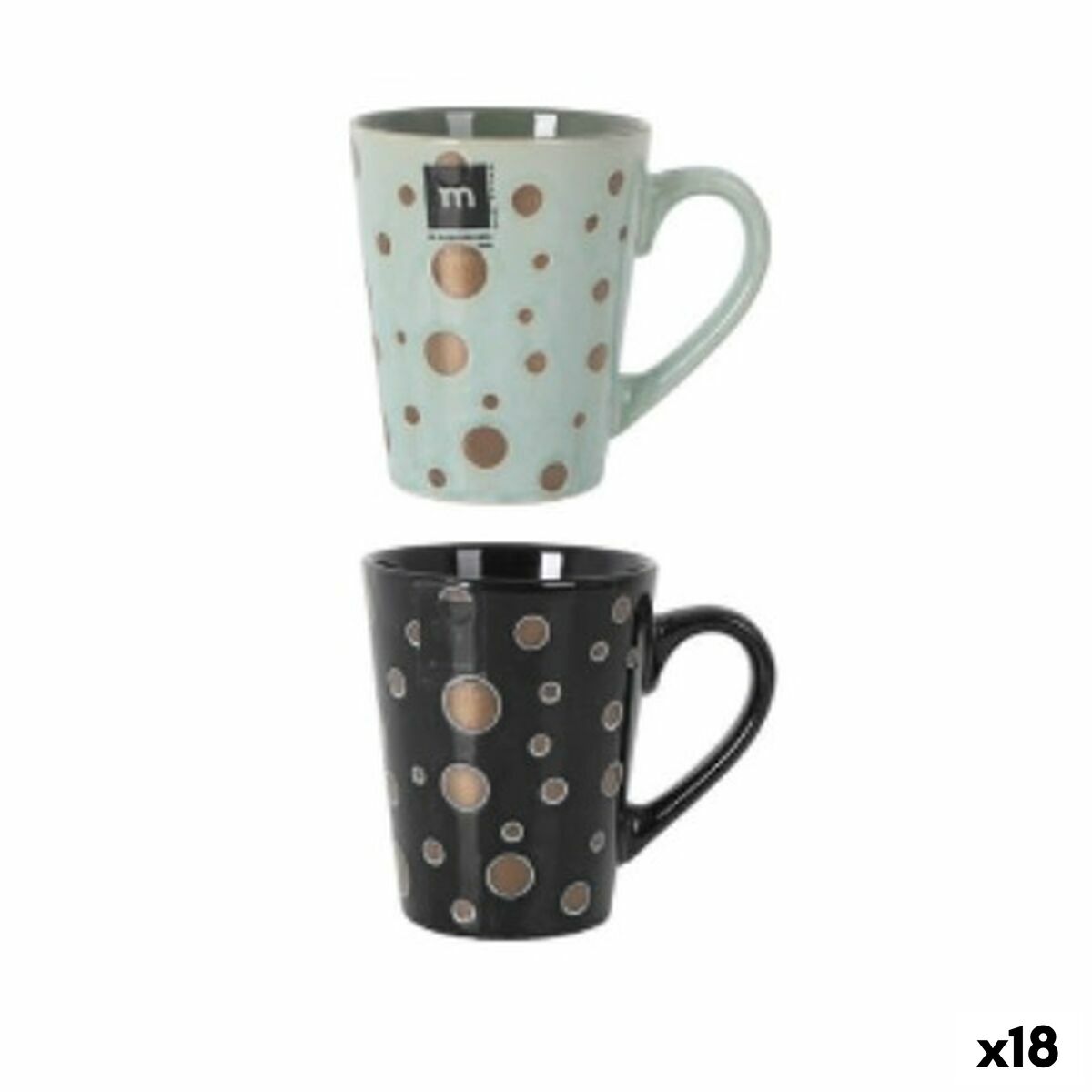 Taza Mug La Mediterránea Lunas 400 ml (18 Unidades)