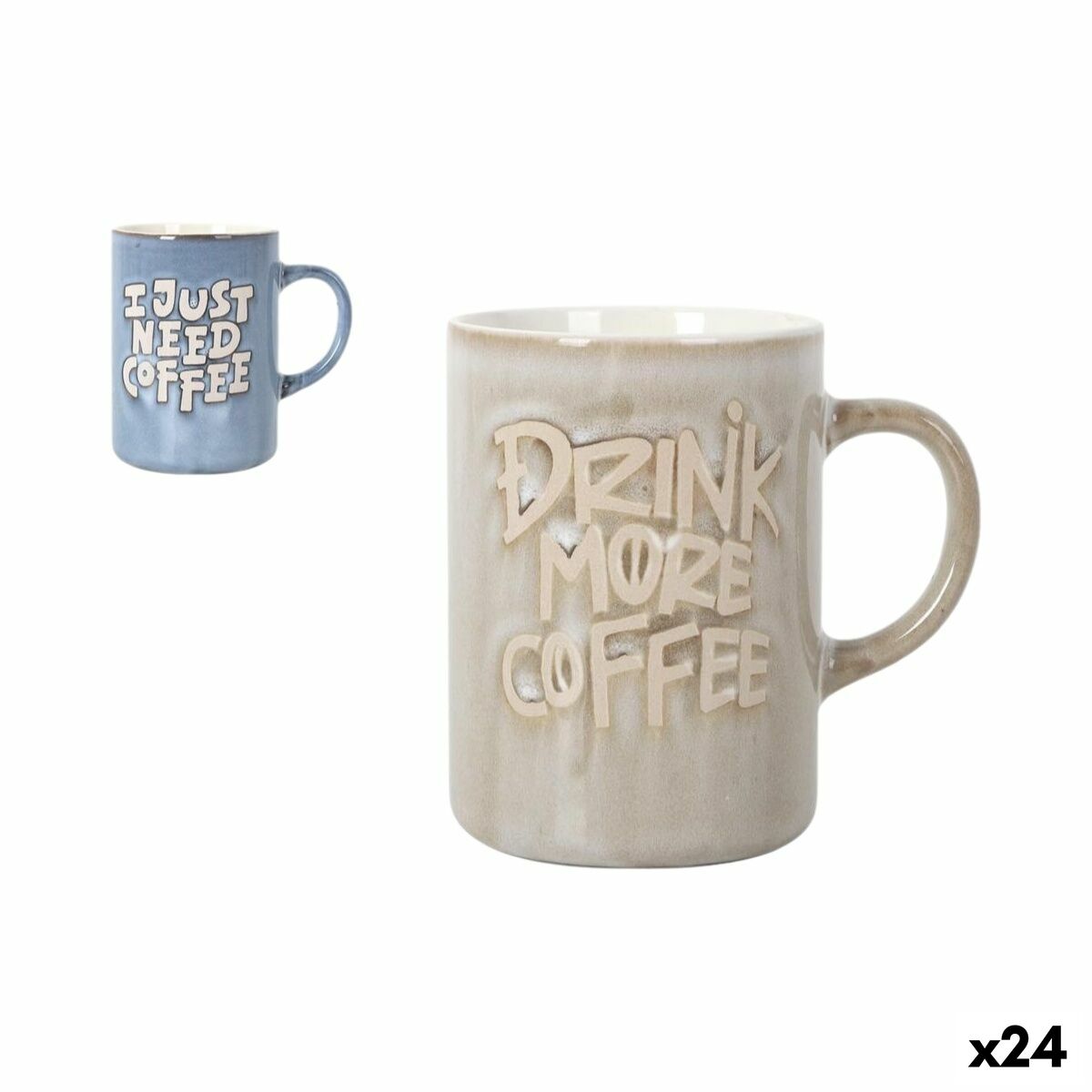 Taza Mug La Mediterránea Needs 450 ml (24 Unidades)