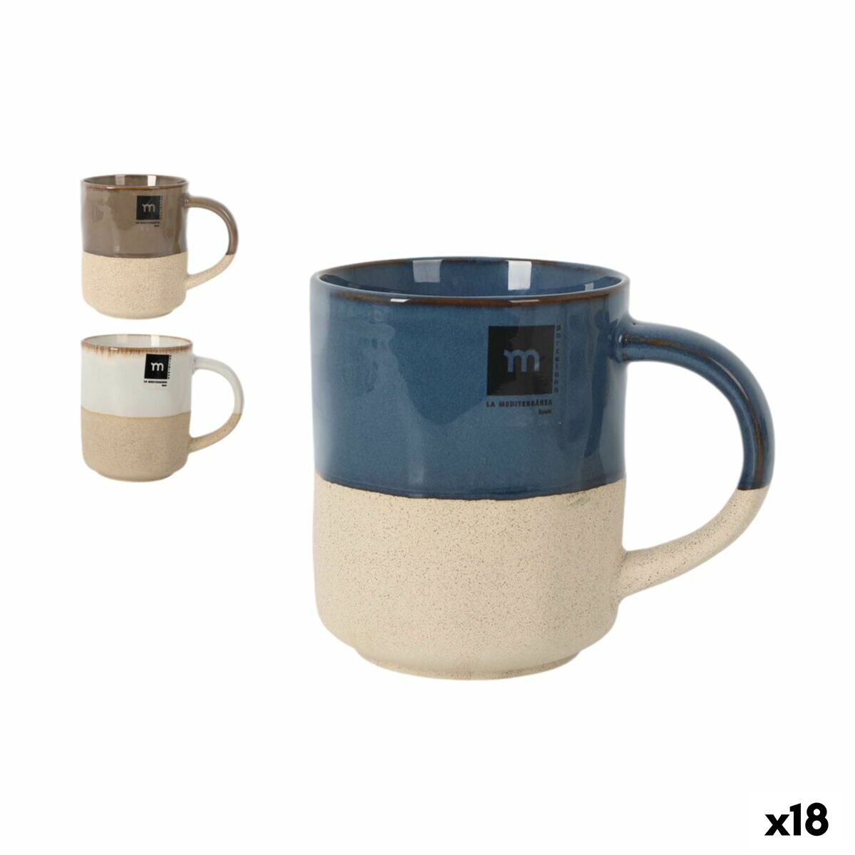 Taza Mug La Mediterránea Skyline 450 ml (18 Unidades)