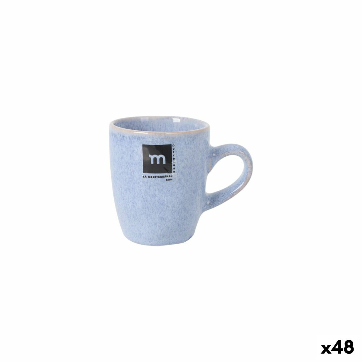 Taza Mug La Mediterránea Macarella blue 100 ml (48 Unidades)
