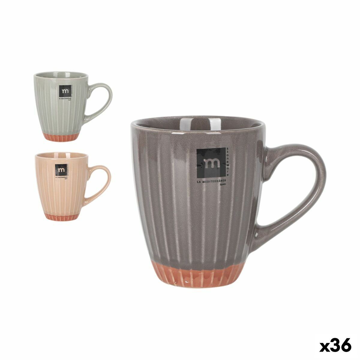 Taza La Mediterránea Melody 350 ml (36 Unidades)