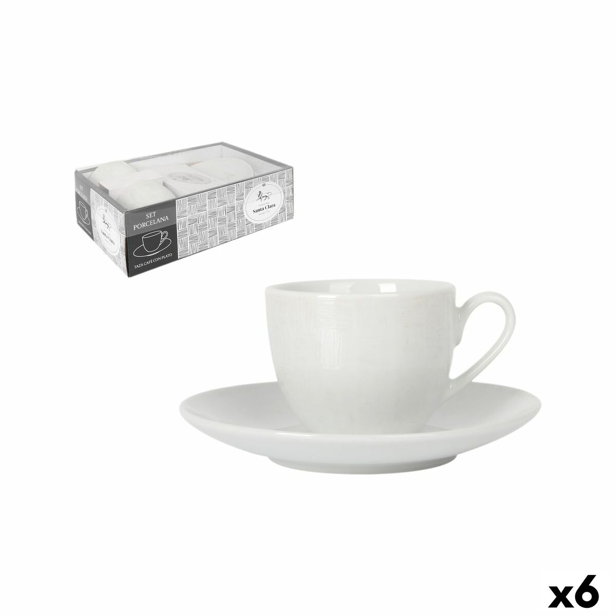 Juego de Café Santa Clara 90 ml (6 Unidades)