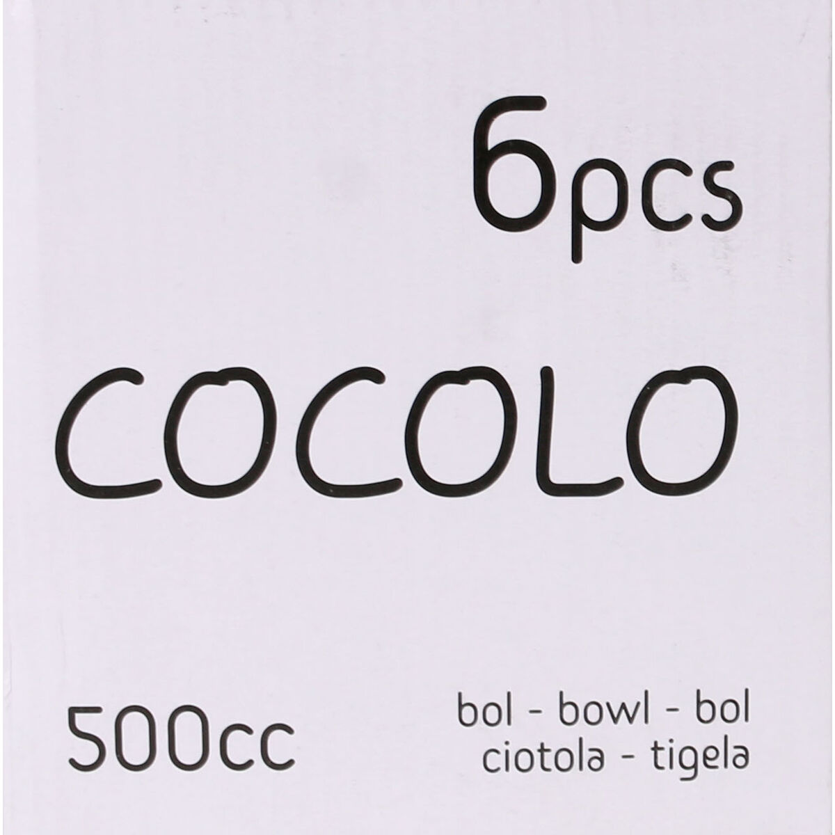 Bol La Mediterránea Cocolo 500 ml 0,5 L (24 Unidades)