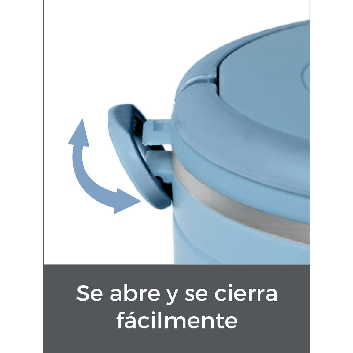 Set de Fiambreras ThermoSport Azul Rojo Acero Plástico 600 ml 2 Piezas (6 Unidades)