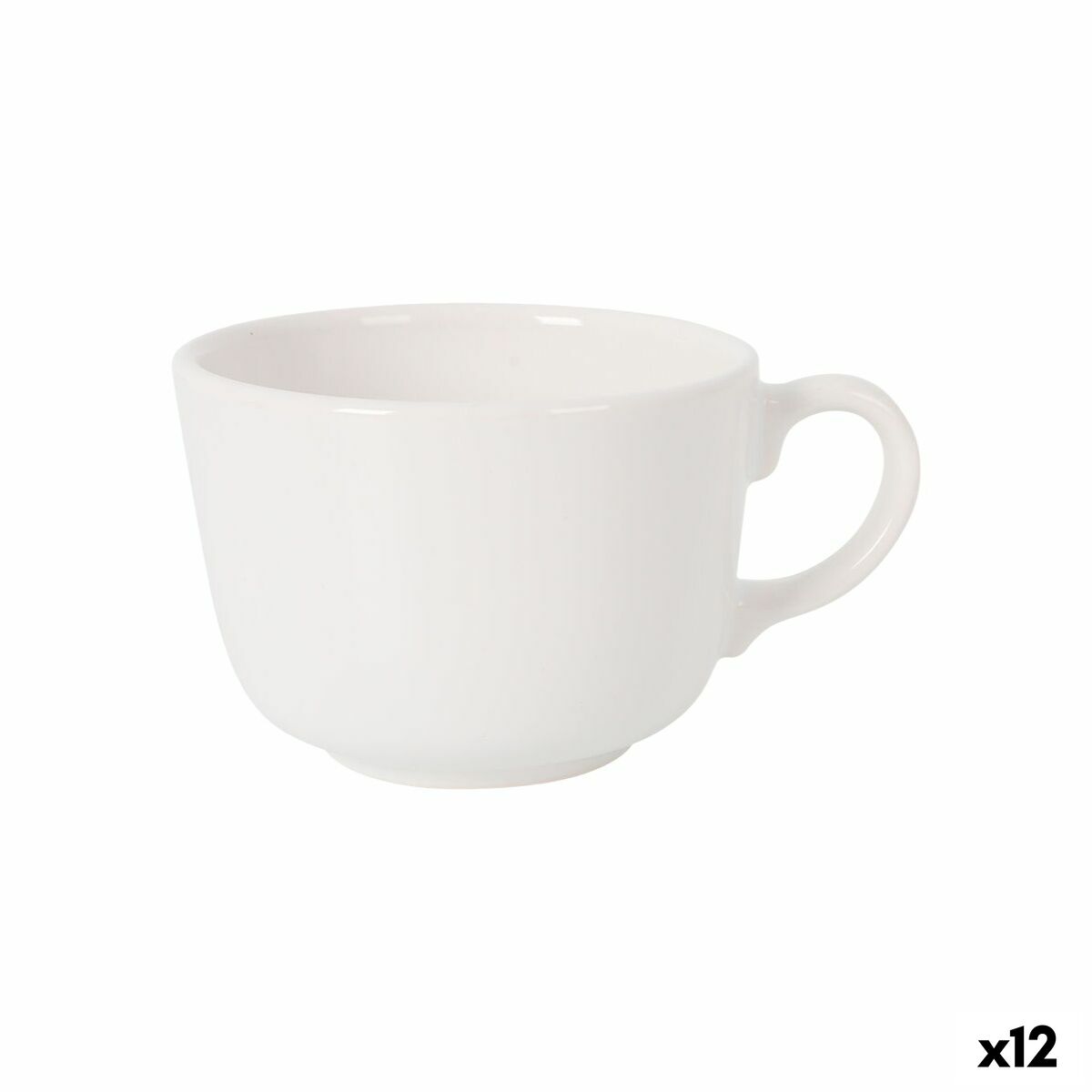 Taza La Mediterránea Blanco 500 ml (12 Unidades)