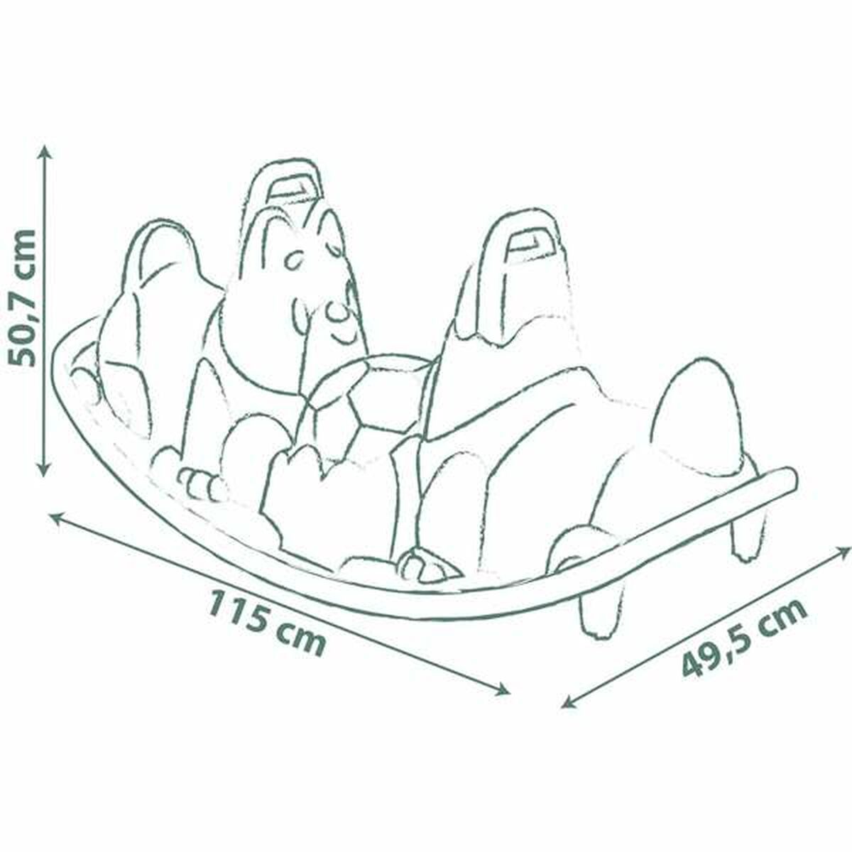 Balancín Smoby Dog Verde