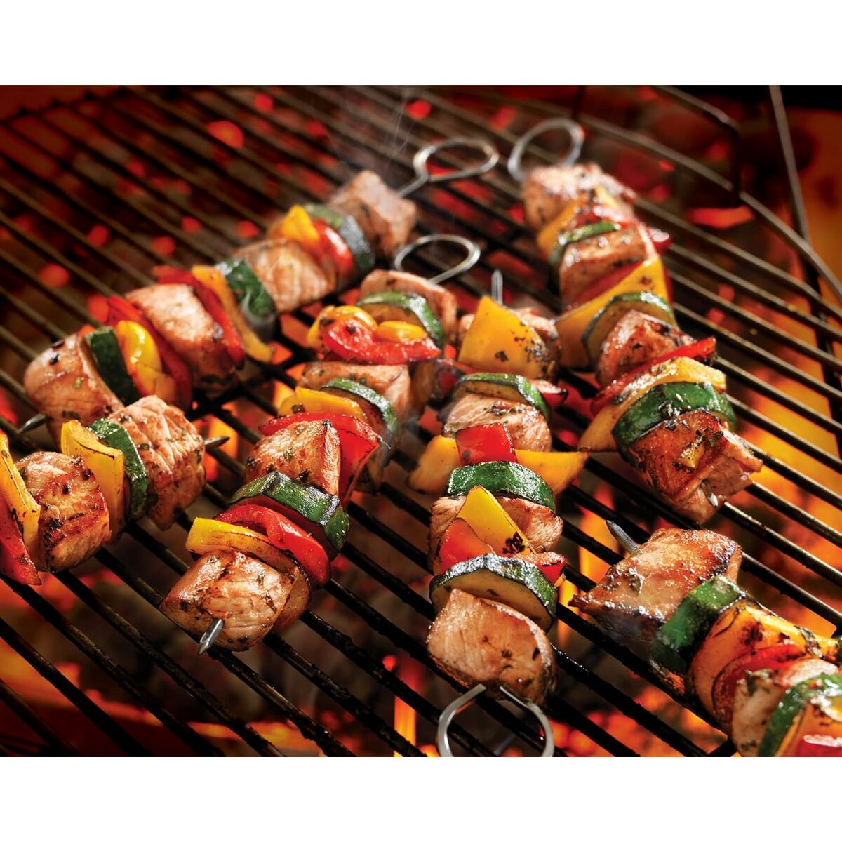 Set de Pinchos para Barbacoa Algon Metal 27 cm 6 Piezas (24 Unidades)