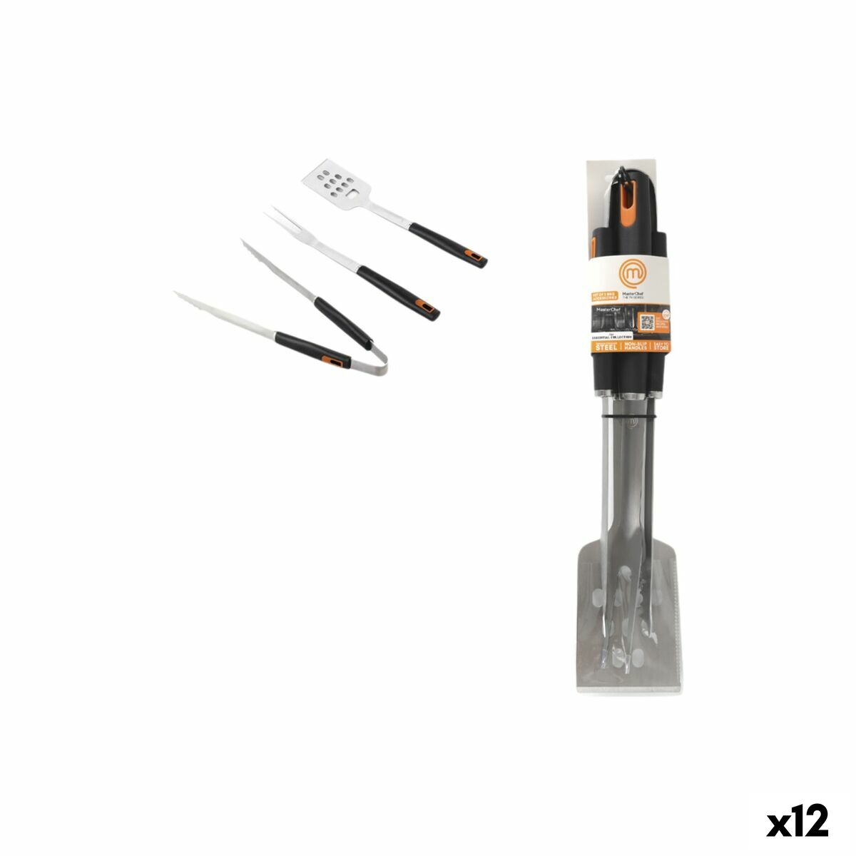 Utensilios para barbacoas MasterChef 3 Piezas (12 Unidades)