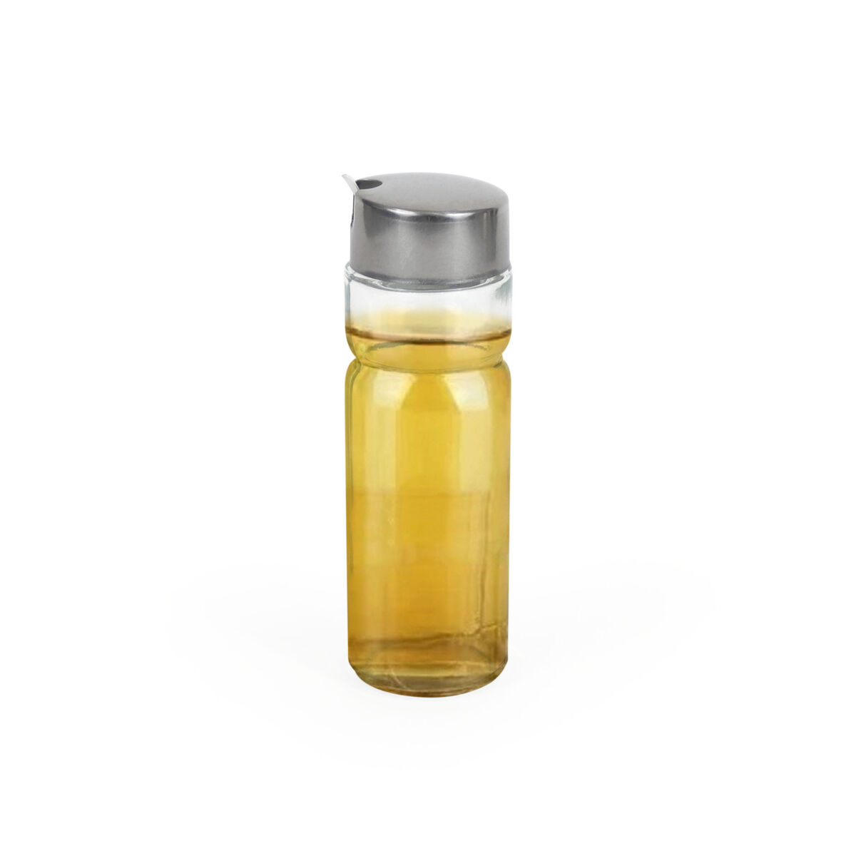 Aceitera Quttin Transparente Plateado Vidrio 0,2 L 5 x 5 x 15 cm (24 Unidades)