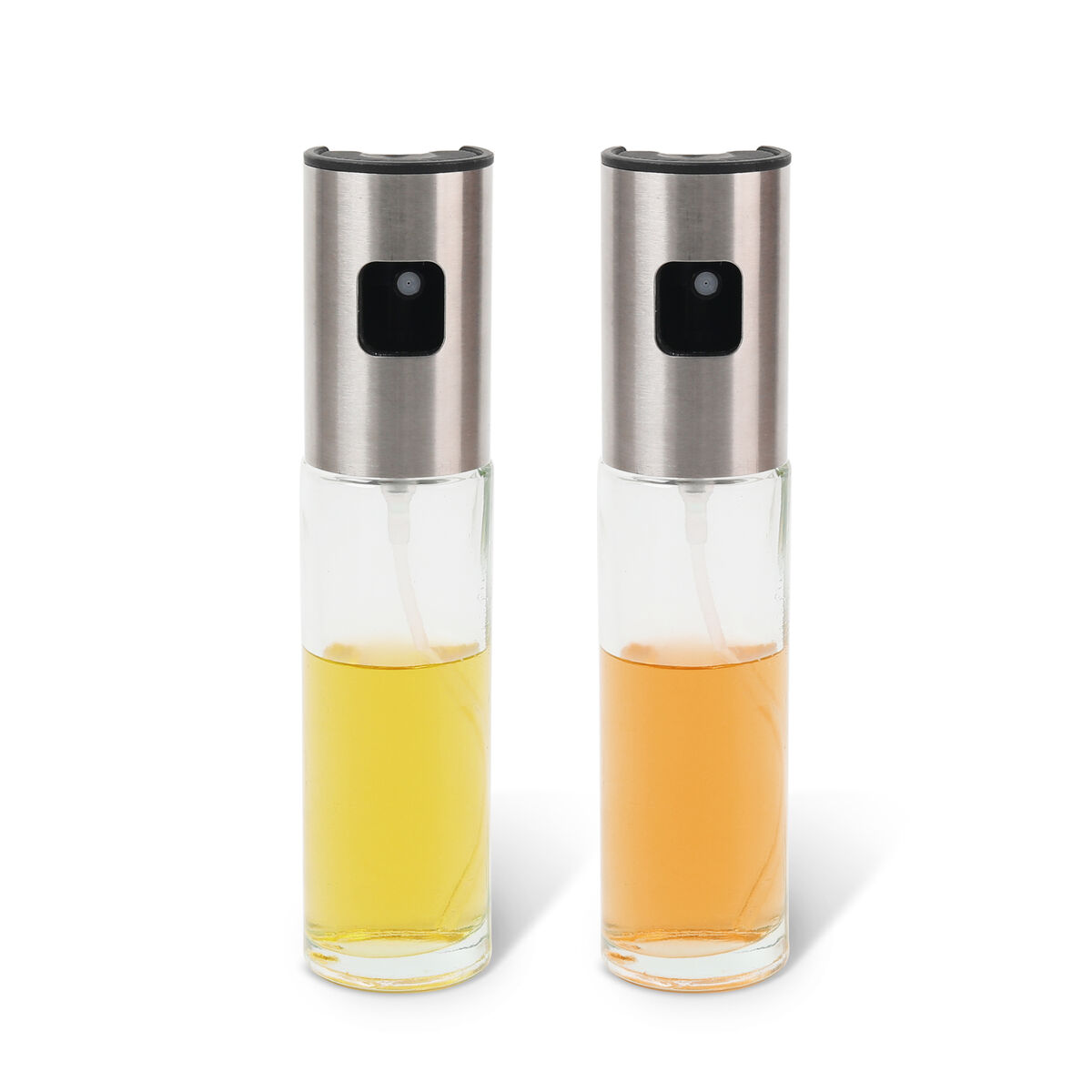 Aceitera La Mediterránea Luxe Transparente Plateado Vidrio 100 ml (24 Unidades)