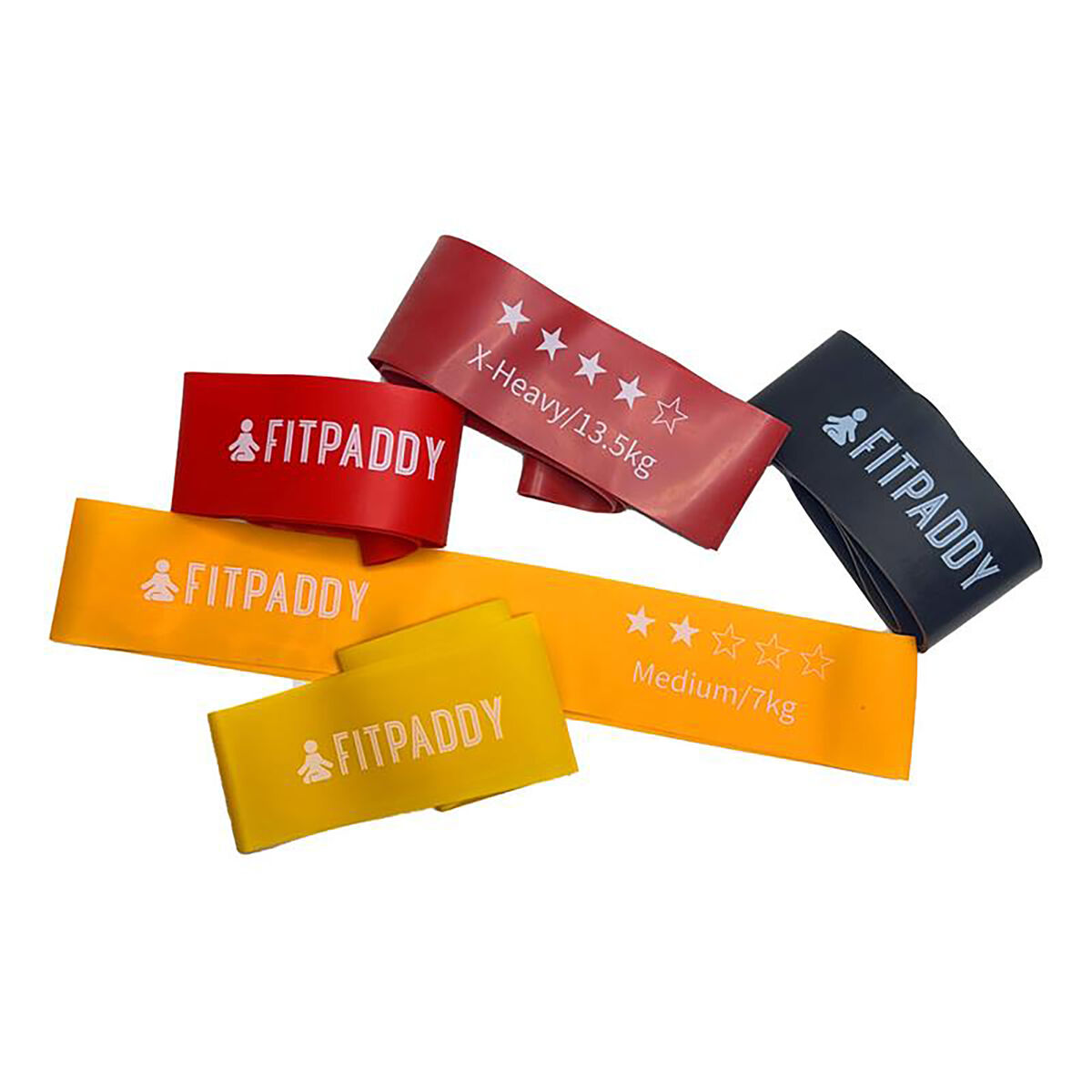 Bandas elásticas de resistencia Fitpaddy Multicolor