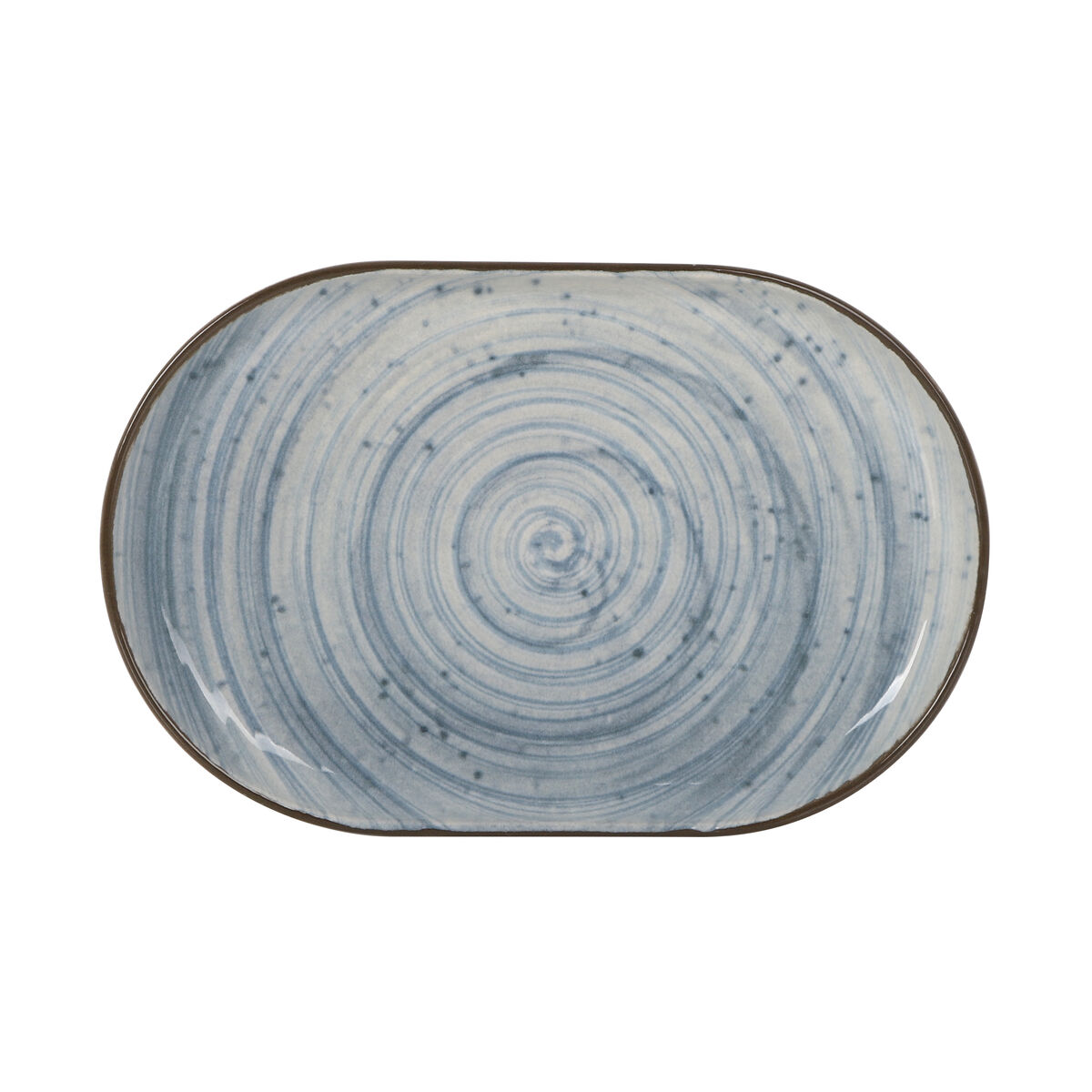 Fuente de Cocina La Mediterránea Anllo Ovalado 20 x 13 x 2 cm (24 Unidades)