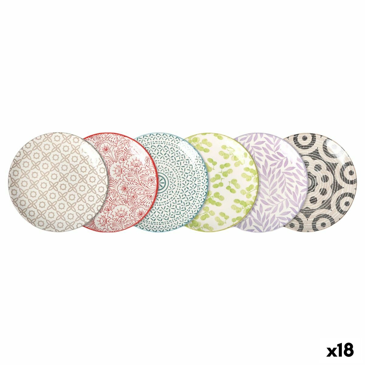 Fuente de Cocina La Mediterránea Naoki Redonda Ø 20 cm (18 Unidades)