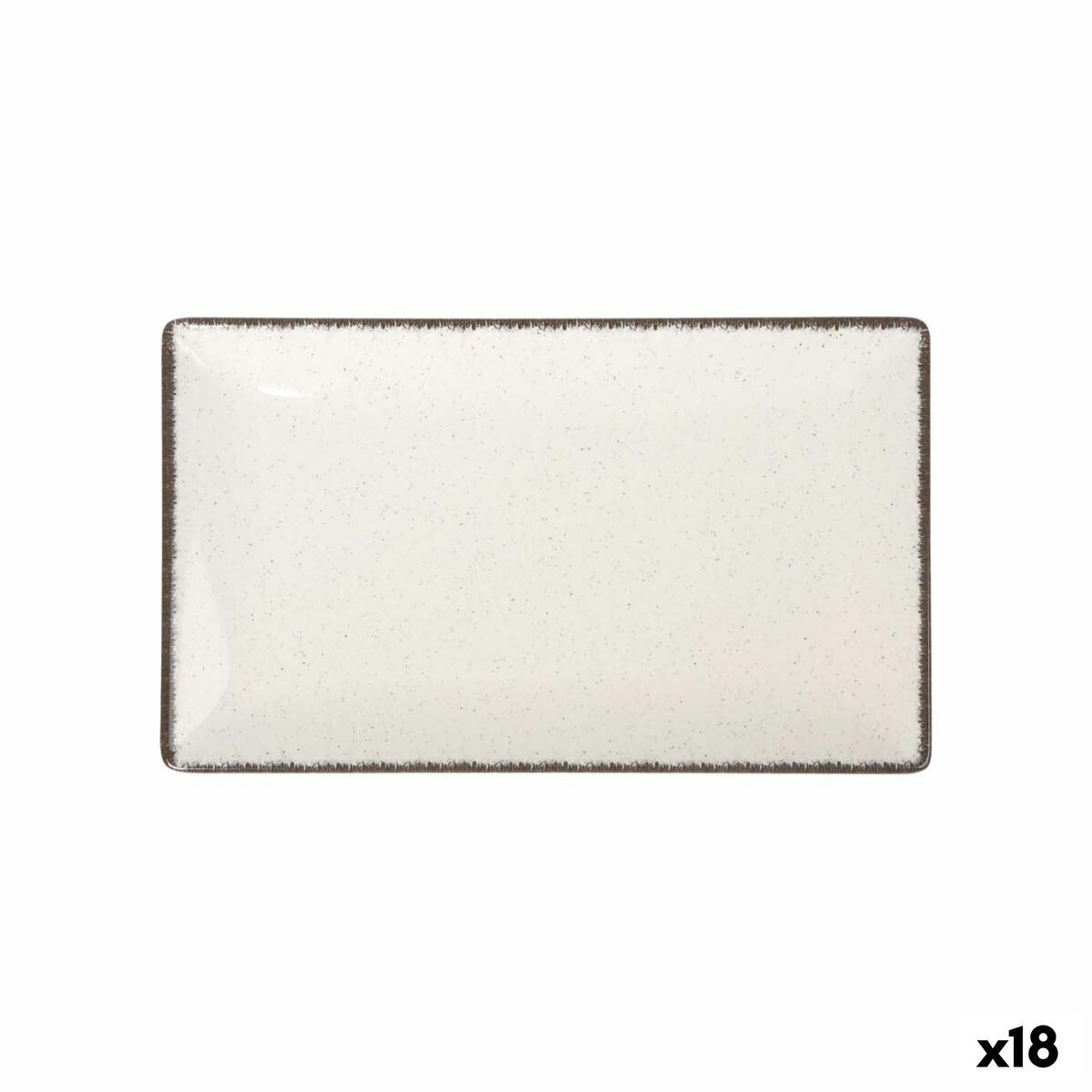 Fuente de Cocina La Mediterránea Anllo Rectangular 25,3 x 15 x 2 cm (18 Unidades)