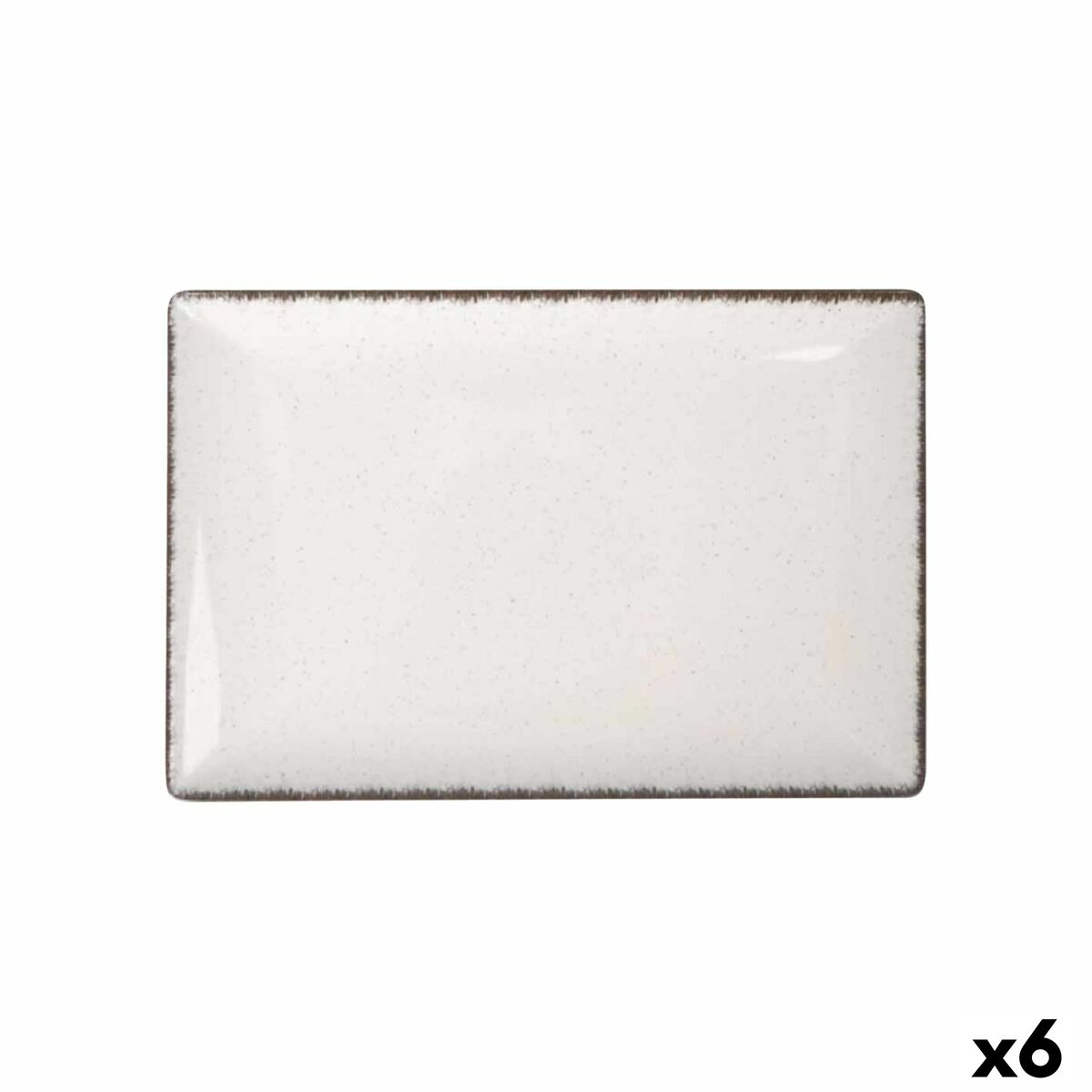 Fuente de Cocina La Mediterránea Anllo Rectangular 30 x 20 x 2,5 cm (6 Unidades)